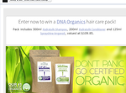 Win a DNA Organics Hair Care Pack