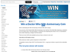 Win a Doctor Who 50th Anniversary Coin Set!