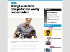 Win a Dog Lovers Show prize pack