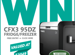 Win a Dometic CFX3 95DZ Portable Dual Zone Fridge & Freezer - 94litre
