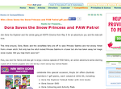 Win a Dora Saves the Snow Princess and PAW Patrol Gift Pack