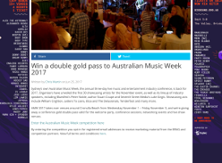 Win a Double Golden Pass to Australian Music Week 2017