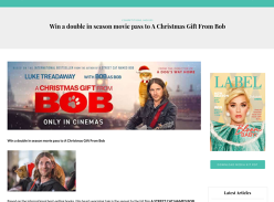 Win a double in season movie pass to A Christmas Gift
