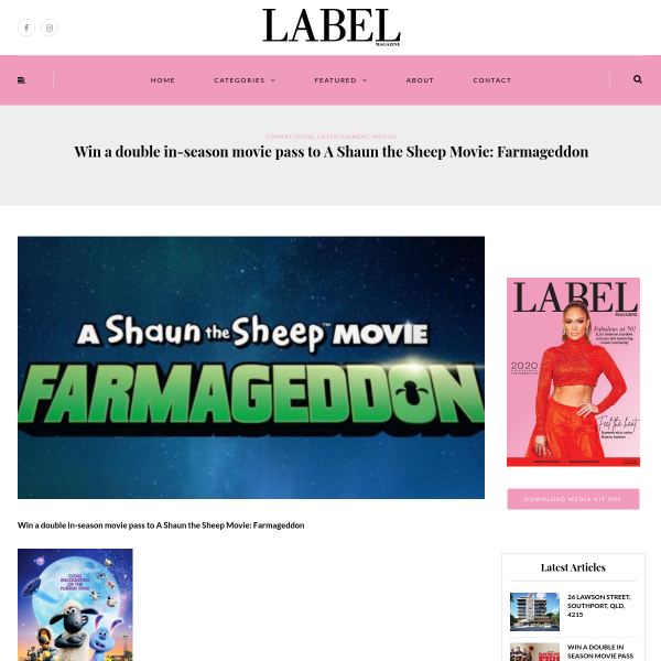 Win a Double in-Season Movie Pass to Shaun The Sheep Movie: Farmageddon