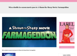 Win a Double in-Season Movie Pass to Shaun The Sheep Movie: Farmageddon