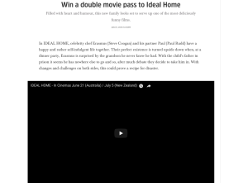 Win a double movie pass to Ideal Home