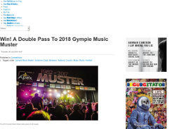 Win A Double Pass To 2018 Gympie Music Muster
