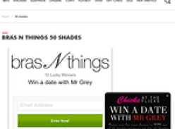 Win a double pass to 50 Shades of Grey
