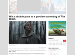 Win a double pass to a preview screening of The Witch