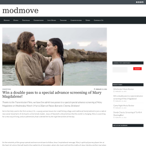Win a double pass to a special advance screening of Mary Magdalene