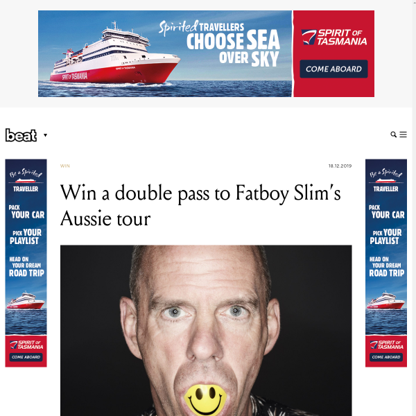 Win a Double Pass to Fatboy Slim Concert