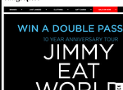 Win a double pass to 'Jimmy Eats World'!