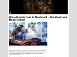 Win a Double Pass to Meatstock - The Music and Meat Festival