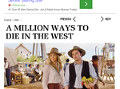 Win a Double Pass to Million Ways to Die in the West