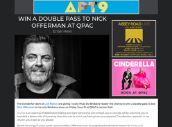 Win a double pass to Nick Offerman at QPAC