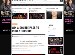 Win a double pass to Rocky Horror
