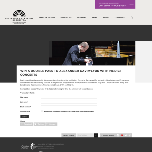 Win a double pass to see Alexander Gavrylyuk in concert