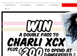Win a double pass to see Charli XCX + $200 to spend at Dangerfield!