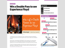 Win a Double Pass to see Experience Floyd