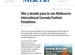 Win a double pass to see Melbourne International Comedy Festival Roadshow!