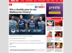 Win a Double Pass to see Melbourne Victory