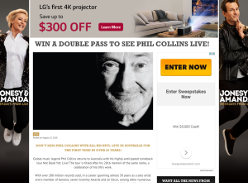Win a Double Pass to see Phil Collins Live
