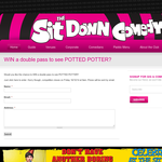 Win a double pass to see Potted Potter