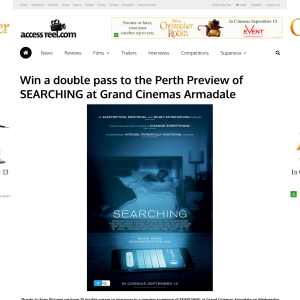 Win a double pass to see Searching