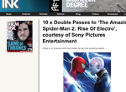 Win a Double Pass to see 'The Amazing Spider-Man 2: Rise Of Electro'!