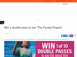 Win a double pass to see 'The Florida Project'