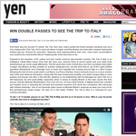 Win a Double Pass to see The Trip to Italy  - Yen