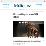 Win a double pass to see 'War Horse' at the Sydney Lyric Theatre!