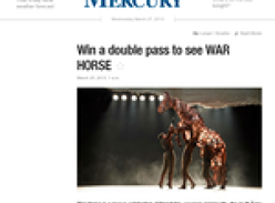 Win a double pass to see 'War Horse' at the Sydney Lyric Theatre!