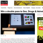 Win a double pass to Sex, Drugs & Helvetica