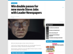 Win a Double Pass to Steve Jobs