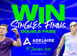 Win a Double Pass to the Adelaide International Finals