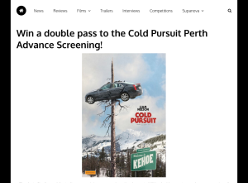 Win a double pass to the Cold Pursuit Perth Advance Screening