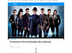 Win a double pass to The Illusionists: Direct from Broadway