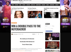 Win a double pass to 'The Nutcracker' at the Lyric Theatre in Sydney!