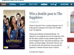 Win a double pass to The Sapphires