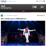 Win A Double Pass to Thriller Live