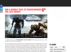 Win a double pass to Transformers The Last Knight