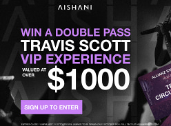 Win a Double Pass to Travis Scott VIP Experience at Allianz Stadium, Sydney