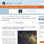 Win a double pass to Turke' at Riverside Theatres, Parramatta