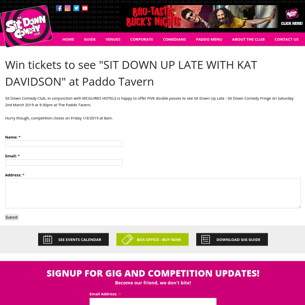 Win a DP to see Kat Davidson