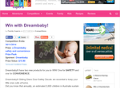 Win a Dreambaby safety and convenience Prize Pack 