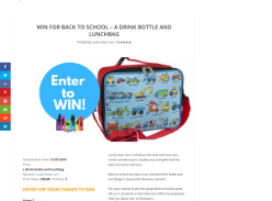 Win a Drink Bottle and Lunchbag