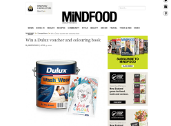 Win a Dulux voucher & colouring book!