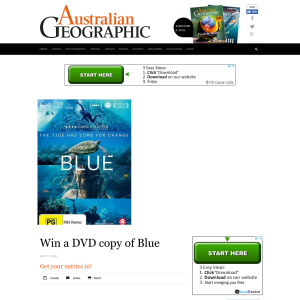 Win a DVD copy of Blue