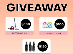 Win a Dyson Cinetic Big Ball Origin Vacuum, $100 Kmart Voucher and 3 x Limited Edition Mask Spring 3-Packs